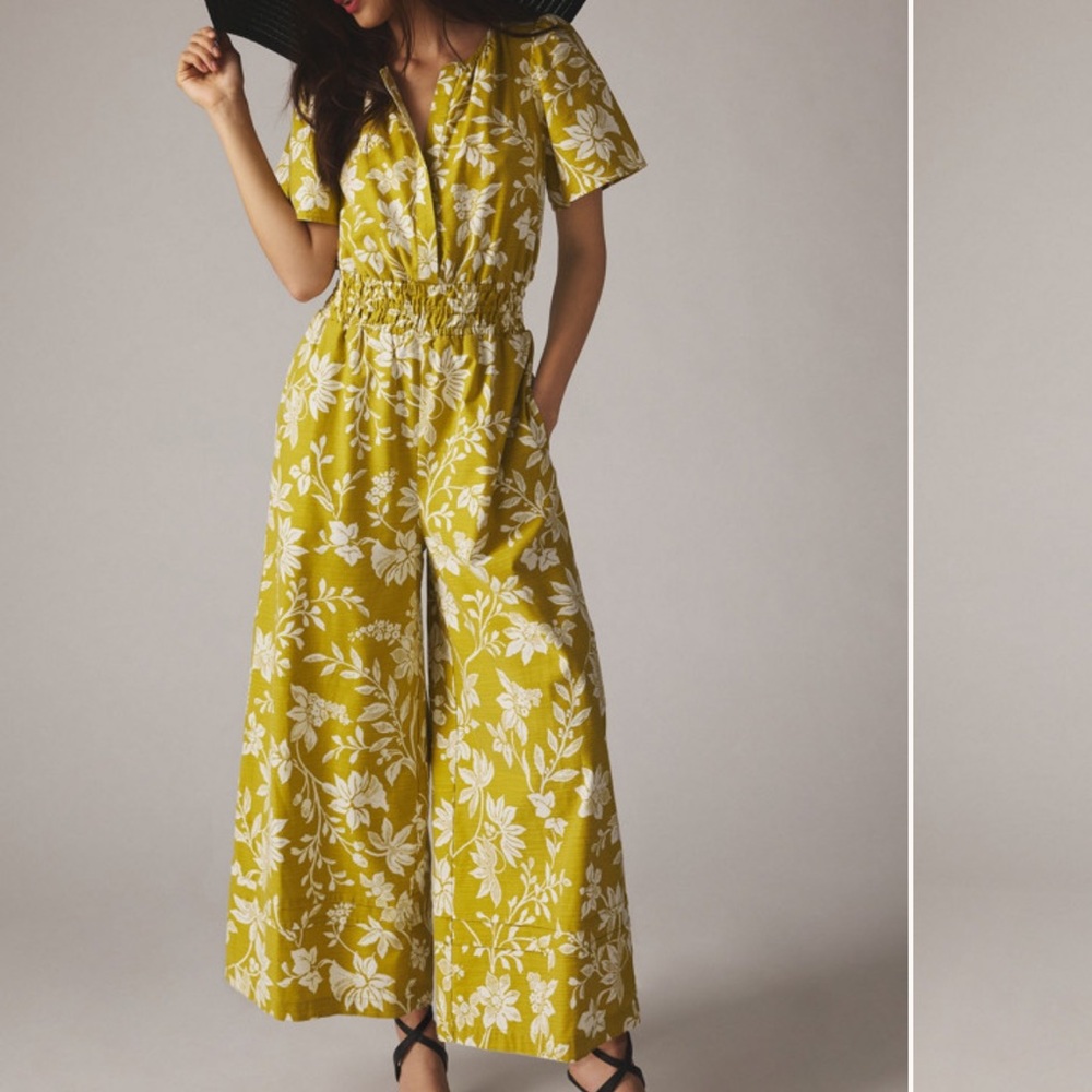 The Somerset Wide-Leg Jumpsuit by Anthropologie